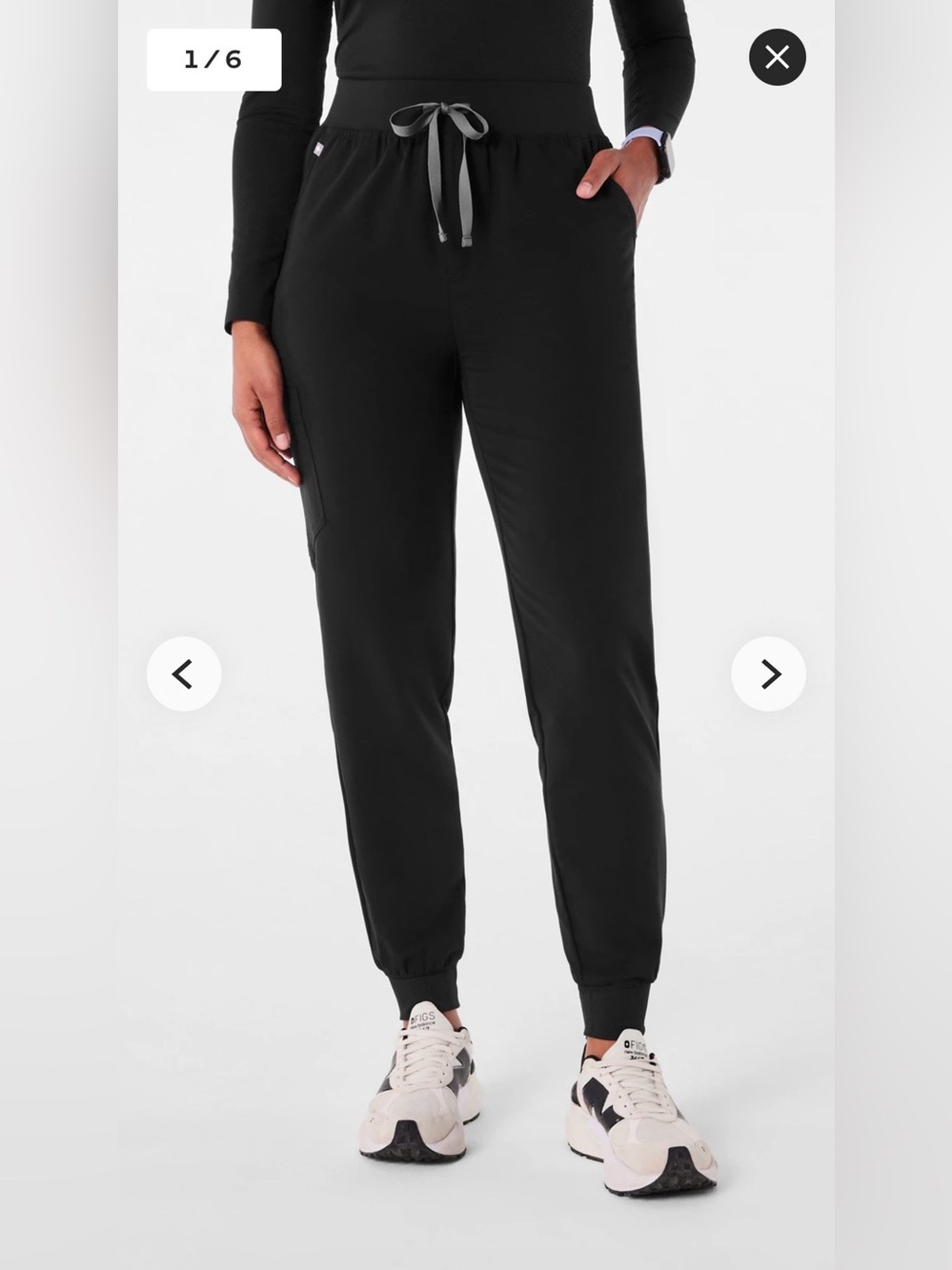 Women’s Figs Scrub Jogger Pants Small Tall Zamora High Rise